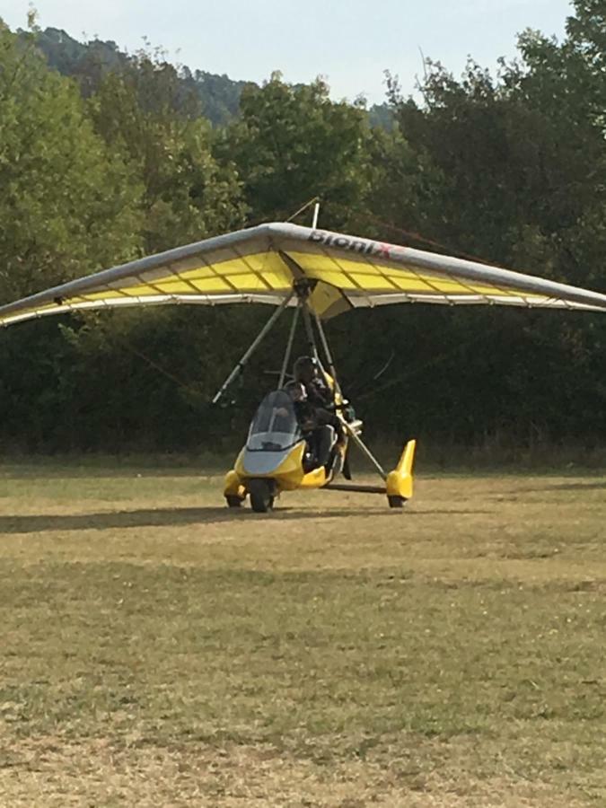 Gites Le Mas Du Vieux Chene Salavas Exteriör bild